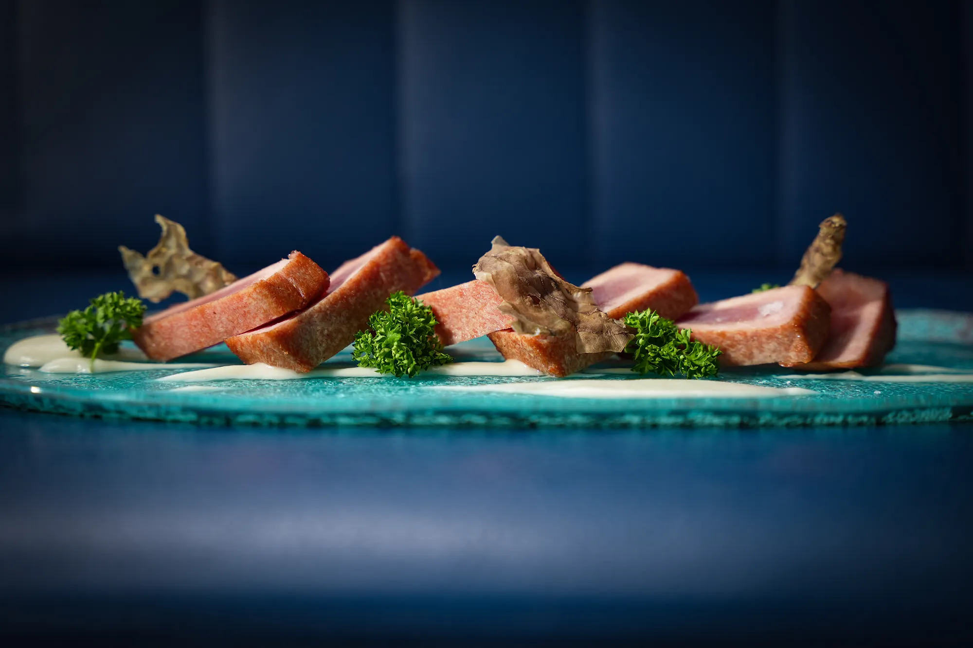 Pictured is a dish from the restaurant menu.
