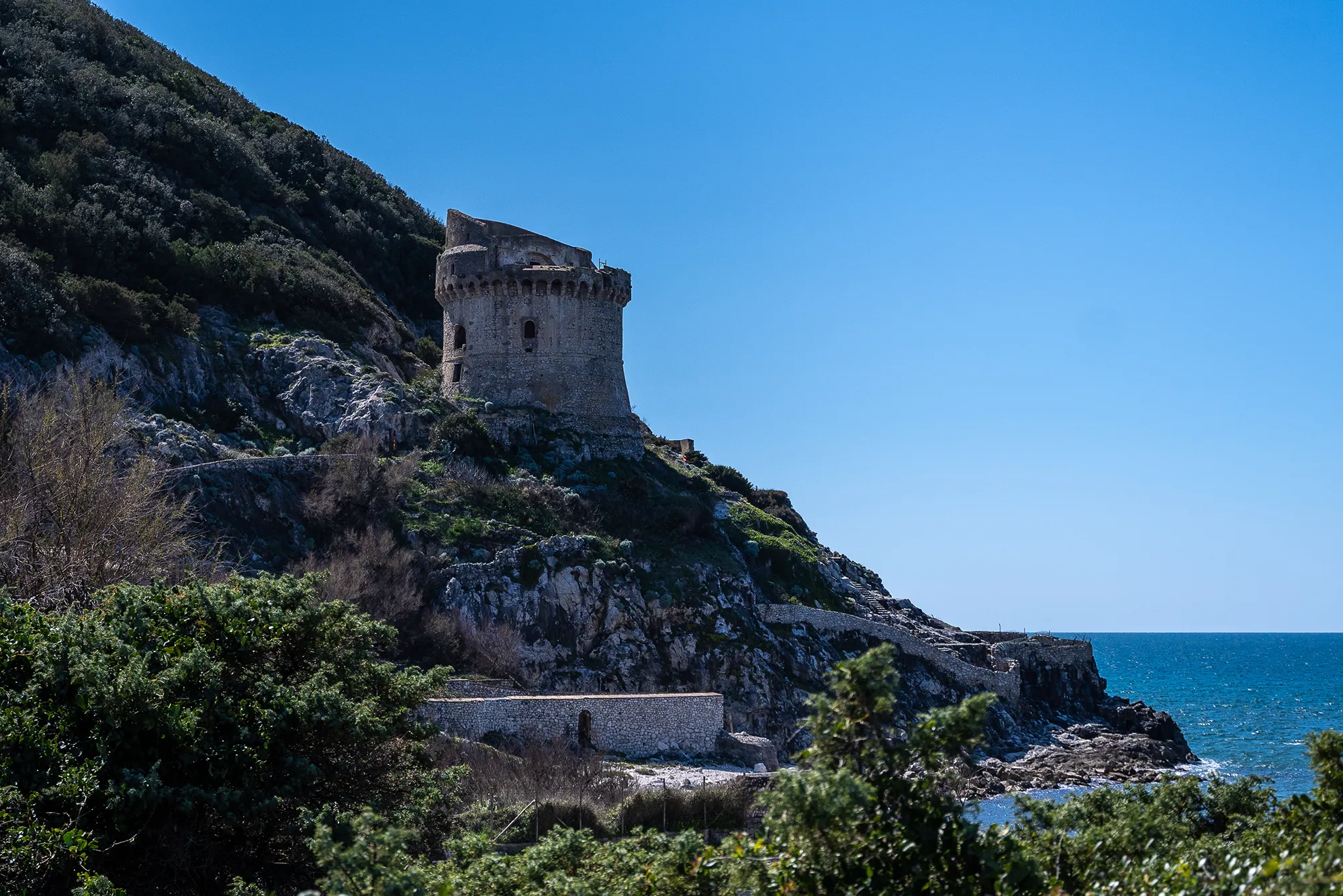 Nell'immagine il Promontorio del Circeo.